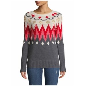 Trina Turk Veneto Wool Crew Neck Sweater - S